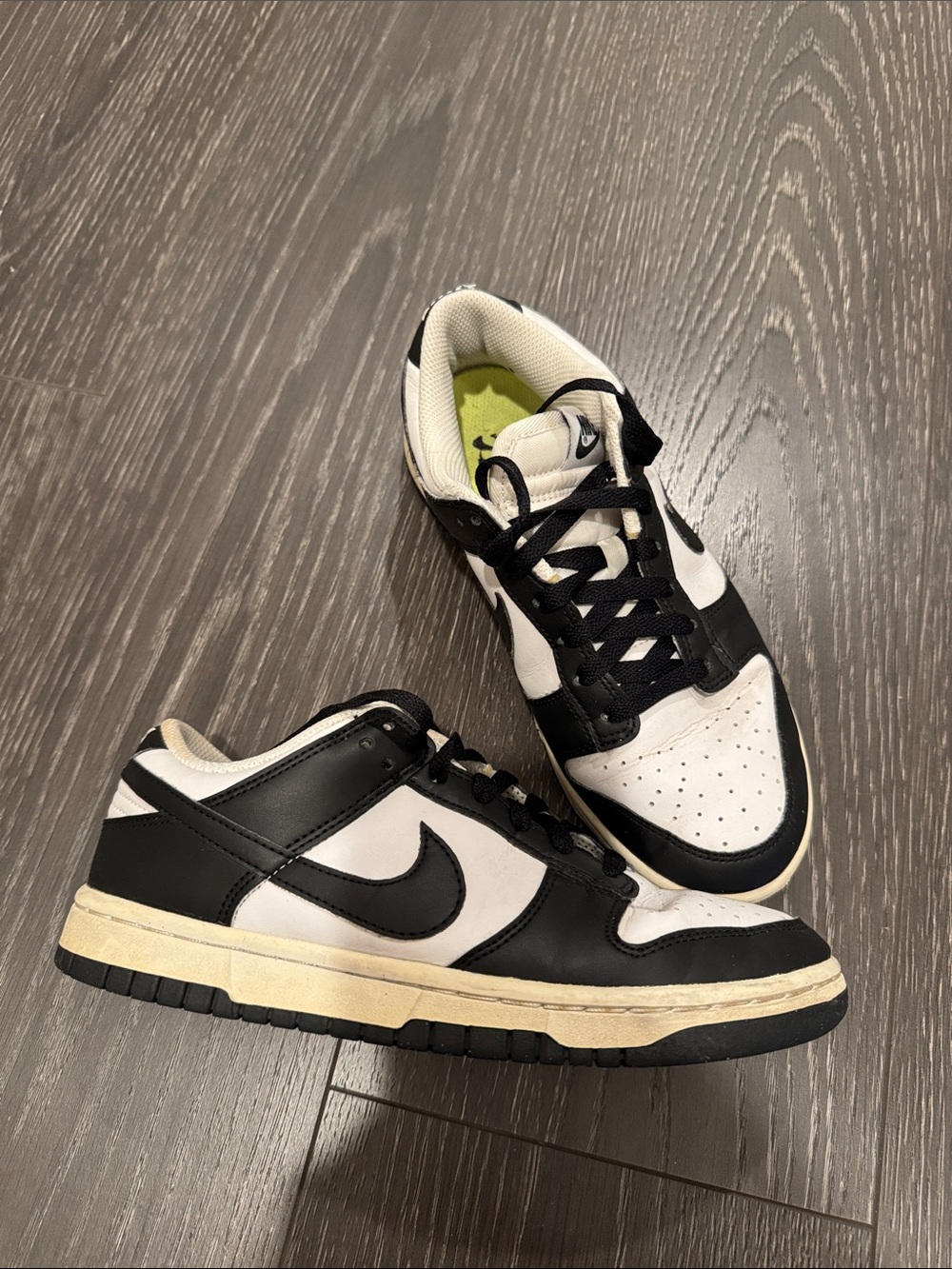 Nike Black and White Low-Top Sneakers